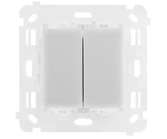 Kontakt-Simon Simon 54 Touch Connector / dvigubas universalus mygtukas, 230V 2x6A ST2M