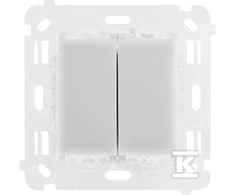 Kontakt Simon Simon 54 Touch mechanizmas Dvivietis valdymo mygtukas į ST2M, sukurti trapo ar kryžminės sistemos ST2S