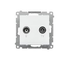 Kontakt Simon TAP10.01/111 Simon 55 R-TV antenos lizdas, 10 dB pralaidumas (modulis). 1x Įėjimas: 5862 MHz Matinė balta TAP10.01/111