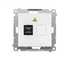 Kontakt Simon Susisiekite su Simonu TGS1.01/111 Simon 55 Lizdas šviesolaidinis / optinis viengubas SC/APC (modulis) Baltas kilimėlis TGS1.01/111