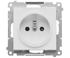 Kontakt Simon TGZ1CZ.01/114 Simon 55 Viengubas lizdas su įžeminimu ir sklendėmis (modulis) 16 A 250 V, greitos jungtys Šviesiai pilka matinė TGZ1CZ.01/114