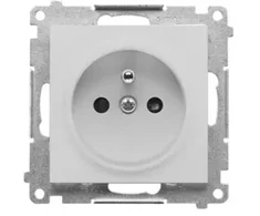 Kontakt Simon TGZ1CZ.01/143 Simon 55 Viengubas lizdas su įžeminimu ir sklendėmis (modulis) 16 A 250 V~, greitos jungtys Matinis aliuminis TGZ1CZ.01/143