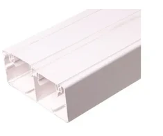 Kontakt Simon TK12102/9 Simon Connect Dviejų kamerų kabelinis kanalas Cabloplus PVC 130x55mm K45 grynai baltas TK12102/9 /2m/ /pakuotė=12mb/