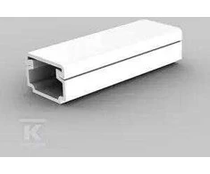 Lipnus kabelių lovelis Kopos LH 15X10_P2 (baltas, 15×10 mm, 2 m, su apsaugine plėvele)