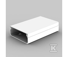 Kabelių lovelis Kopos LHD 50X20_HD (baltas, 50×20 mm, 2 m, su apsaugine plėvele)