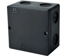 Kopos IP66 dėžutė KSK FA UV Kopos juoda KSK 100_FA