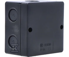 Kopos IP66 DĖŽĖ – KSK 80 FA UV (Juodas)