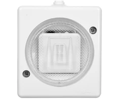 Kos Elektro System 100401 TROL Vieno paviršiaus montuojamas hermetiškas jungiklis IP44 balta 100401