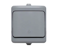 „Kos Elektro System“ 180003 BRYZA mygtukinis šviestuvas IP54 10AX 250V rutulinis 180003