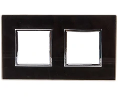 Bettermann Kos Elektro System 4509182 DANTE Dvigubo rėmo stiklas Juodas GLASS 4509182