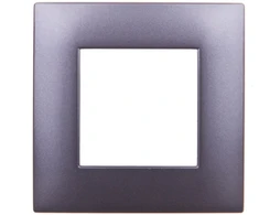 Kos Elektro System 456081 DANTE Vieno rėmo dažytas plastikas GRAPHITE 456081