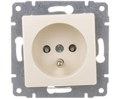 Kos Elektro System KOS Vena vieno lizdo rainelė žemės 16A 250V kremas (510334)