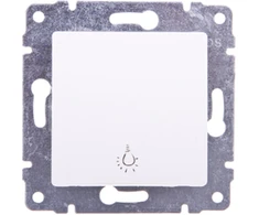 Kos Elektro System KOS Vieno mygtuko VenA balta (510413)
