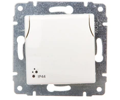 Kos Elektro System KOS Vieno VenA lizdas hermetiškas žemės 16A 250V IP44 lengvai balta (510439)