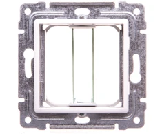 Kos Elektro System 510445 VENA Laikiklis montavimas 45x45 su rėmo sumažinimu balta 510445