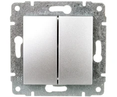 Kos Elektro System 514015 VENA žvakidės jungiklis aliuminis 514015