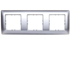 Kos Elektro System 514083 VENA Ramka potrójna aliuminio 514083