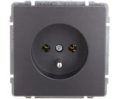 Kos Elektro System KOS Vieno lizdo Kos66 16A grafitas (666034)