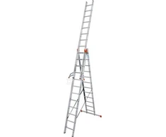 Kopėčios KRAUSE Tribilo, 3x12, daugiafunkcinės su nuimama sekcija, darbinis aukštis 930 cm