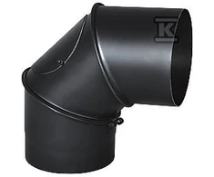 Krzys Pol 90 LAIPSNIŲ ALKŪNĖ SU VALYMU DN 150, JUODA