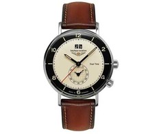 „Bauhaus Aviation Vintage Pilot 24462“ 41 mm laikrodis