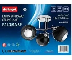 Lubinis šviestuvas Activejet AJE-PALOMA 3P E27 3x40W pendant lamp