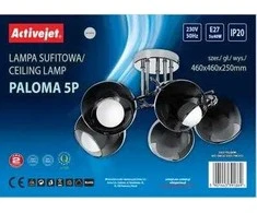 Pakabinamas šviestuvas Activejet AJE-PALOMA 5P E27 5x40W pendant lamp
