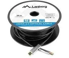 LANBERG HDMI kabelis M/M V2.0 20M optinis AOC CA-HDMI-20FB-0200-BK