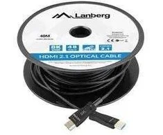 LANBERG HDMI KABELIS M/M V2.1 40M 8K OPTIKANTINIS AOC CA-HDMI-30FB-0400-BK