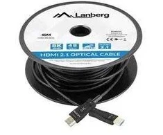 LANBERG HDMI KABELIS M/M V2.1 40M 8K OPTIKANTINIS AOC CA-HDMI-30FB-0400-BK