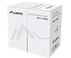 Lanberg LCU5-12CU-0305-Y Tinklo kabelis, geltonas, 305 m, Cat5e U/UTP (UTP)