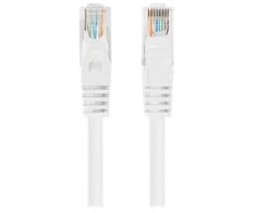 LANBERG patchcord Cat.5e UTP 1,5 m baltas, 10 vnt. paketas