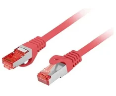 LANBERG Patchcord CAT.6 S/FTP LSZH CU 20m red Fluke Passed