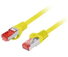 Lanberg PATCHCORD KAT.6 S/FTP LSZH CU 20M GELTONAS FLUKE PASSED LANBERG