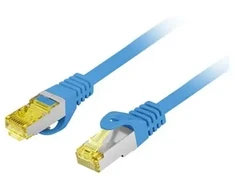 Lanberg PATCHCORD KAT.6A S/FTP LSZH CU 15M MĖLYNAS FLUKE PASSED LANBERG