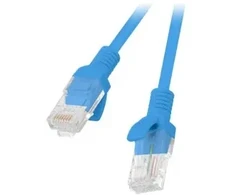 LANBERG PCU5-20CC-0025-B Lanberg Pataisasos laidas RJ45, kat. 5e, UTP, 0,25 m, mėlynas, grupinė pakuotė 10 vnt.