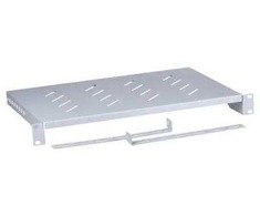 LANBERG lentyna spintelėms 19" 600mm (1U, 483x330mm) pilka AK-1004-S