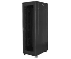 LANBERG grindų spintelė 19" 42U 800x1000 juodos perforuotos durys