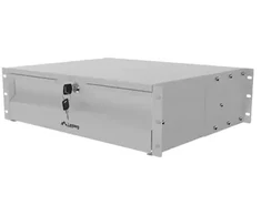 Lanberg 19" Rack spintelė su stalčiais 3U 360 mm pilka (3U/483 × 360 mm, keliamoji galia iki 90 kg, 4 taškų tvirtinimas)