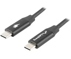 LANBERG USB-C M/M 2.0 laidas 1 m Quick Charge 4.0 juodas