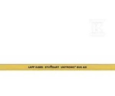 LAPP UNITRONIC AUTOBUSAS ASI LD (G) YE 2X2.5