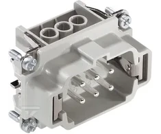 LAPP Harting 6P+PE kasetė sraigtinis vyriškas EPIC H-BE 6 SS 10190100