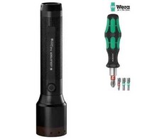 LED Lenser Ledlenser žibintuvėlis Ledlenser P6R Core žibintuvėlis + WERA rinkinys