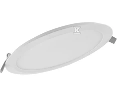 Ledvance Įleidžiama panelė SLIM, apvali 210 18 W 3000 K WT