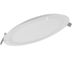 Ledvance Įleidžiama panelė SLIM, apvali 210 18 W 6500 K WT