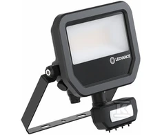 Ledvance 11-17W LED prožektorius FL 20 GEN4, juodas, 4000K, IP65, su judesio davikliu
