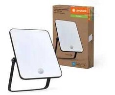 Ledvance 30W LED prožektorius ESSENTIALS, juodas, 6500K, su judesio davikliu