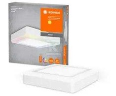 Lubinis šviestuvas Ledvance 19W šviestuvas su nuotoliniu valdymu LED COLOR + Baltas SQ, baltas, 3000K