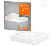 Lubinis šviestuvas Ledvance 38W šviestuvas su nuotoliniu valdymu LED COLOR + Baltas SQ, baltas, 3000K
