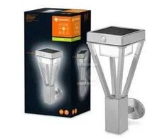 Ledvance 6W LED fasado šviestuvas ENDURA STYLE SOLAR BOUQUET, plieno sp., 3000K, su sensorium